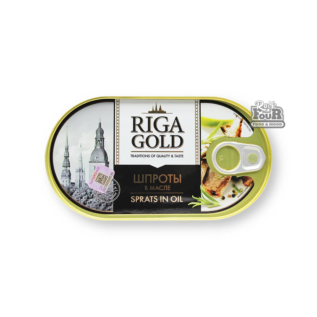 Sprats in oil "Riga Gold" 190g
